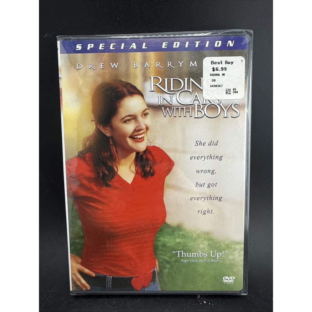 Riding In Cars With Boys DVD Special Edition Sealed Drew Barrymore
